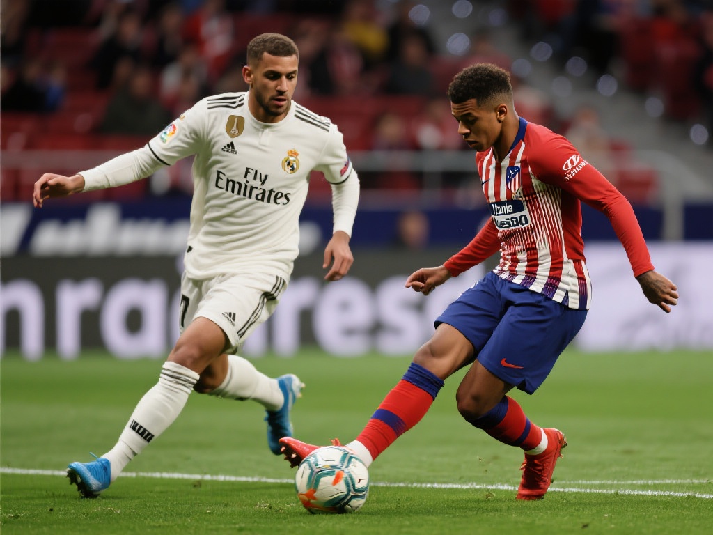 西甲焦点战：皇马1-1马竞，姆巴佩救主稳居榜首