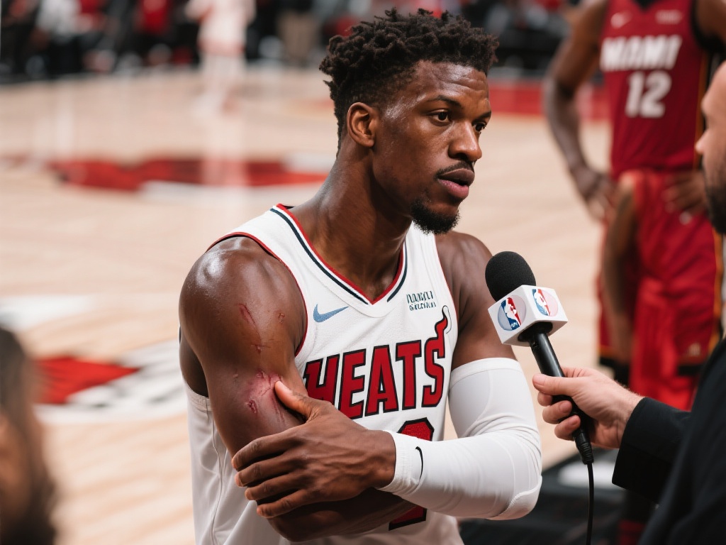 巴特勒谈左臂不适：尚未检查，赛季末人人带伤