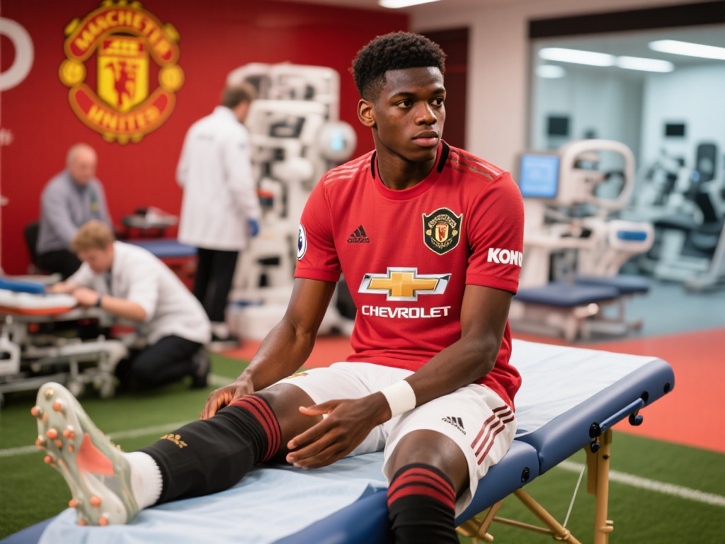 曼联宣布:阿玛德脚踝受伤,预计将缺阵数周 不过,现代医学和康复技术的进步为球员提供